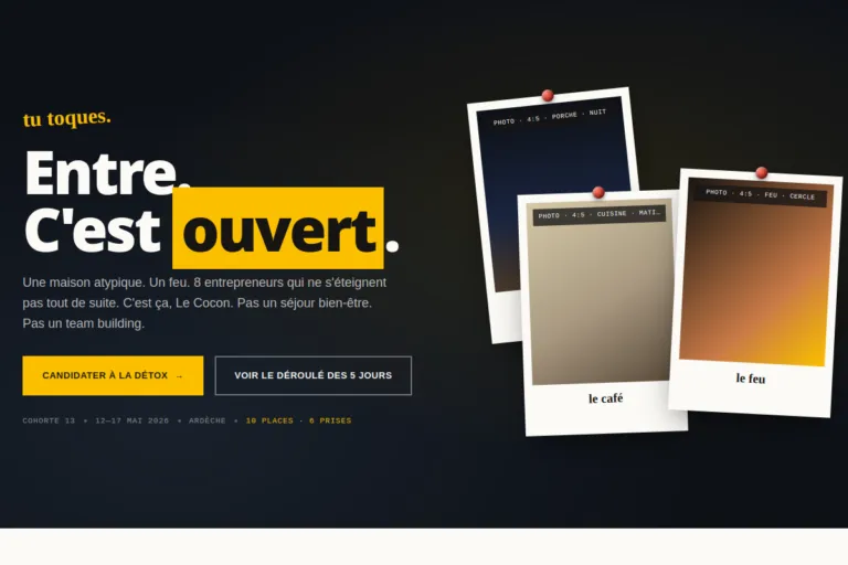 Cocon Natif · Porche Nuit