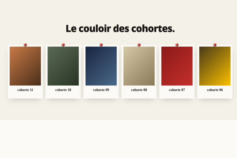 Cocon Natif · Couloir Polaroids