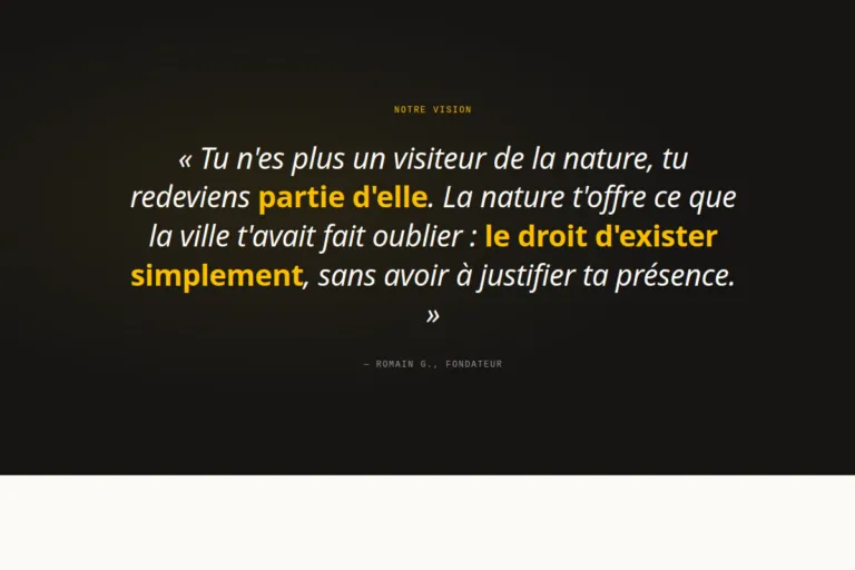 Cocon Natif · Vision