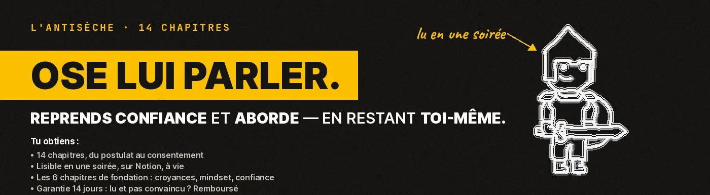 L'antisèche du séducteur gentleman introverti — ose lui parler