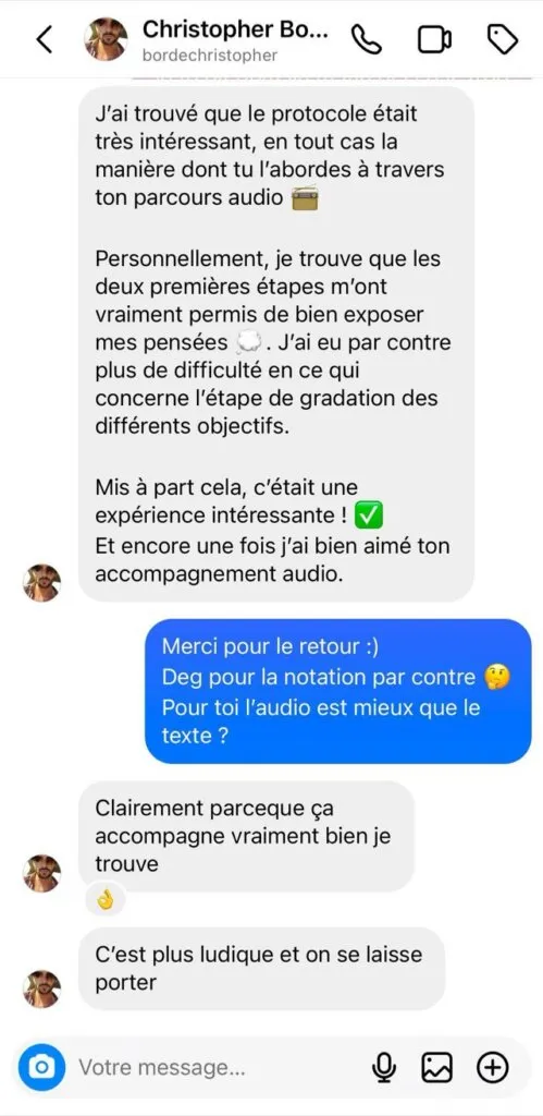 Retour de Christopher