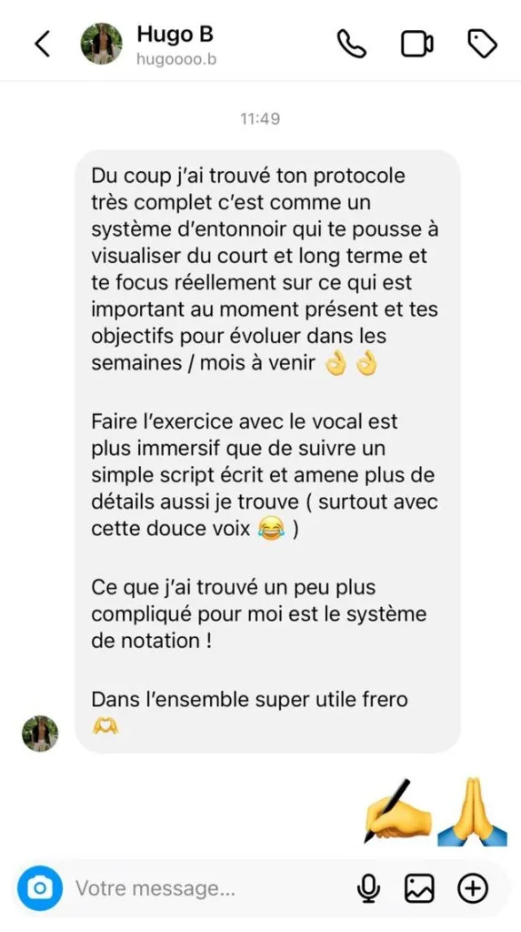 Retour d'Hugo