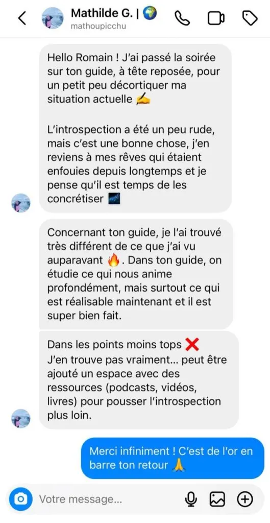 Retour de Mathilde